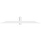 Ekena Millwork Eugene Architectural Grade PVC Gable Bracket, 108"W x 18"H x 4"D x 6"F, 4/12 Pitch GBP108X18X0406EUG00 - alternate 4